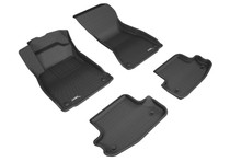 3D MAXpider L1AD04901509 - 18-20 Audi A5 Coupe / S5 Coupe Kagu 1st and 2nd Row Floormats - Black