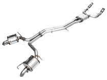 AWE 3015-31003 - Audi 2019-2023 C8 A6/A7 3.0T Touring Edition Cat-back Exhaust- Turn Downs