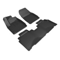 3D MAXpider L1CD02501509 - KAGU Floor Mat; Black; 3 pc.; 2 pc. Front Row; 1 pc. 2nd Row;