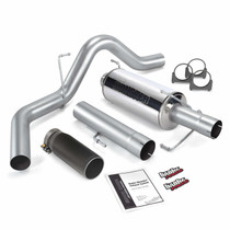 Banks Power 48700-B - 04-07 Dodge 5.9L 325Hp SCLB/CCSB Monster Exhaust System - SS Single Exhaust w/ Black Tip