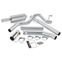 Banks Power 48636 - 98-02 Dodge 5.9L Ext Cab Monster Exhaust System - SS Single Exhaust w/ Chrome Tip