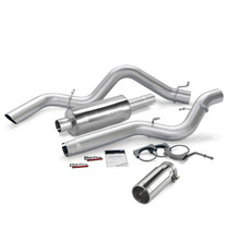 Banks Power 48940 - 06-07 Chevy 6.6L ECLB Monster Exhaust System - SS Single Exhaust w/ Chrome Tip