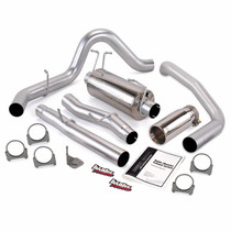 Banks Power 48783 - 03-07 Ford 6.0L SCLB Monster Exhaust System - SS Single Exhaust w/ Chrome Tip