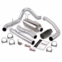 Banks Power 48788-B - 03-07 Ford 6.0L Excursion Monster Exhaust System - SS Single Exhaust w/ Black Tip