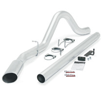 Banks Power 49781 - 08-10 Ford 6.4L (All W/B) Monster Exhaust System - SS Single Exhaust w/ Chrome Tip