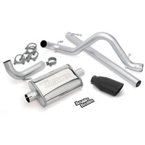 Banks Power 51321-B - 07-11 Jeep 3.8L Wrangler - 2dr Monster Exhaust System - SS Single Exhaust w/ Black Tip