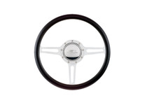 Billet Specialties 30137 - Steering Wheel 1/2 Wrap 14in Split Spoke