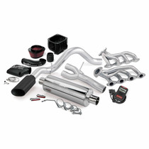 Banks Power 48077-B - 09 Chevy 5.3L CCSB/ECSB FFV PowerPack System - SS Single Exhaust w/ Black Tip