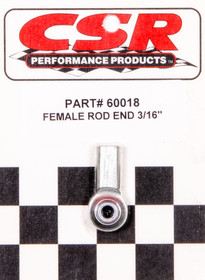 CSR Performance 60018 - 3/16in Female Rod End