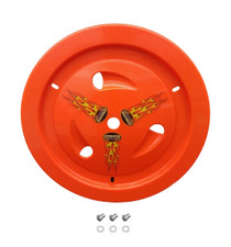 Dominator Racing 1007DFLOOR - Wheel Cover Dzus-On Fluo Orange Real Style
