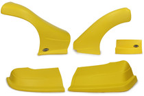 Dominator Racing 2300-YE - Dominator Late Model Nose Kit Yellow