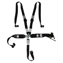 Hooker Harness 53100 - 5-pt Harness System Hans LL USD Rachet Adj Blk