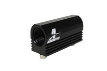 Aeromotive 15112 - 96-04 Ford 4.6 L Fuel Rail Pressure Sensor Adapter Log (-08 AN inlet / outlet)