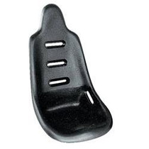 Jaz 100-100-01 - Seat - Pro Stock - Non-Reclining - Side Bolsters - Harness Openings - Plastic - Black - Each