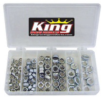 King Racing Products 2700 - 1/2in Steel Nut Kit 105pc