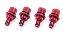 Kwik Change Products KCP713-100 - Tire Pressure Relief Valve - Adjustable - Aluminum - Red Anodized - Set of 4