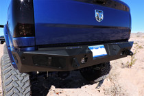 Addictive Desert Designs R517301280103 - 10-18 Dodge RAM 2500 HoneyBadger Rear Bumper w/ Backup Sensor Cutout