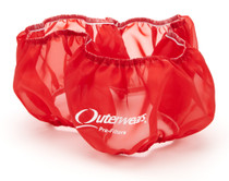 Outerwears 20-3211-03 - Air Filter Wrap - Pre Filter - Rectangle - 19.5 in Long - 15.5 in Width - 3 in Tall - Water Repellent -  Logo - Polyester - Red - Each