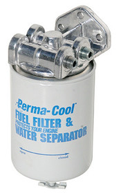 Perma-Cool 84794 - HP Fuel Filter & Head 1/4in NPT Ports L/R