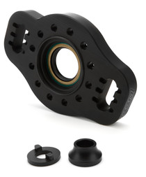 PPM Racing Components PPM0460 - Panhard Bar Bracket - Pinion Mount - Bolt-On - Double Adjustable - Aluminum - Black Anodized - Quick Change - Each