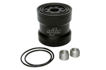 System One 209-361B - Billet Oil Filter w/Blt Cap 45 Micron - Black