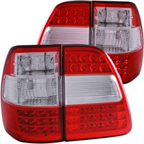 Anzo 311094 - 1998-2005 Toyota Land Cruiser Fj LED Taillights Red/Clear G2
