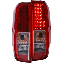 Anzo 311071 - 2005-2008 Nissan Frontier LED Taillights Red/Clear