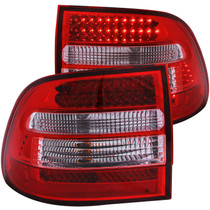 Anzo 321170 - 2003-2006 Porsche Cayenne LED Taillights Red/Clear