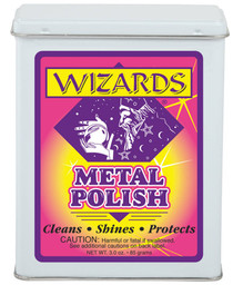 Wizard Products 11011 - Metal Polish - 3.00 oz Can - Each