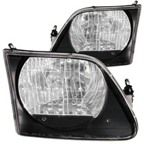 Anzo 111083 - 1997.5-2003 Ford F-150 Crystal Headlights Black G2