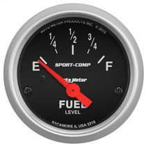 AutoMeter 3319 - 2-1/16 in. FUEL LEVEL, 73-10 O LINEAR, SPORT-COMP