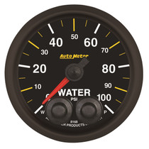 AutoMeter 8168-05702 - 2-1/16 in. WATER PRESSURE, 0-100 PSI, NASCAR