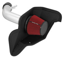 Spectre 9041 - 15-16 Ford Mustang V6-3.7L F/I Air Intake Kit - Polished w/Red Filter