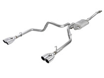 AFE Vulcan Series 3" to Dual 2.5" 304 Stainless Steel Catback Exhaust System (Polished Tips) - 2019+ Chevy Silverado & Sierra 1500 (5.3L V8 & 4.3L V6) - 49-34104-P