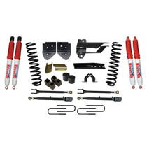 Skyjacker F174024K3-H - Lift Kit 4 Inch Lift w/Adjustable 4-Links 17-19 Ford F-350 Super Duty Includes Front Coil Springs U-Bolts Bump Stop Spacers Radius Arms Lowering Brackets Hydro 7000 Shocks