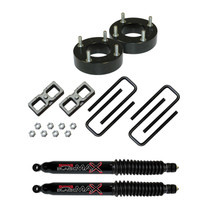 Skyjacker TU720MSP-B - Suspension Lift Kit 07-17 Tundra w/Shock Black MAX Shocks 2 Inch Front Lift Incl. Metal Spacers Rear Blocks U Bolts