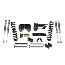 Skyjacker F17401K-M - Lift Kit 4 Inch Lift 17-19 Ford F-250 Super Duty Includes Front Coil Springs Bump Stop Spacers Relocation Brackets Rear Lift Blocks U-Bolts M9500 Monotube Shocks