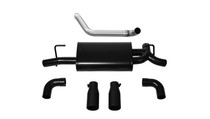 Corsa 18+ Jeep Wrangler JL 2.5in Dual Rear Exit Black Tips Sport Axle-Back Exhaust - 21014BLK