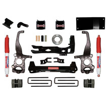 Skyjacker F1545BKN - Suspension Lift Kit w/Shock 4.5 Inch Lift 15-19 Ford F-150 Incl. Front Strut Spacers Steering Knuckles Rear Nitro 8000 Shocks And Block Kit