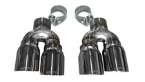 Corsa 16-18 Cadillac ATS 3.6T 4in Inlet / 4in Outlet Twin Polished Tip Kit (For Corsa Exhaust Only) - 14479