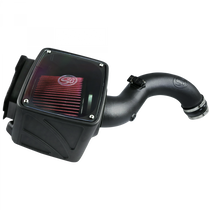 S&B 75-5102 - Cold Air Intake For 04-05 Chevrolet Silverado GMC Sierra V8-6.6L LLY Duramax Cotton Cleanable Red