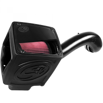 S&B 75-5110 - Cold Air Intake For 16-19 Silverado/Sierra 2500, 3500 6.0L Cotton Cleanable Red