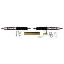 Skyjacker 9250 - Steering Stabilizer Dual Kit Silver w/Black Boots 83-97 Ford Ranger 84-90 Ford Bronco II 91-94 Ford Explorer
