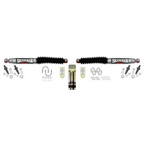 Skyjacker 9220 - Steering Stabilizer Dual Kit 59-79 F-250/F-350 Silver w/Black Boots