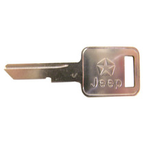 Crown Automotive Jeep Replacement 3641914 - Crown Automotive - Metal Silver Key Blank
