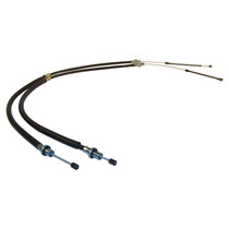 Crown Automotive Jeep Replacement 4762464 - Crown Automotive - Metal Black Parking Brake Cable Set