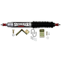 Skyjacker 9122 - Steering Stabilizer Single Kit 74-20 GMC/Chevy Truck/SUV Silver w/Black Boot