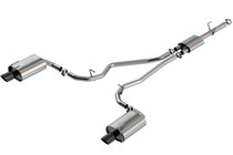Borla 2020 Ford Explorer Limited Ecoboost 2.3L 2.25in S-type Exhaust - Black Chrome Tips - 140825BC