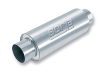 Borla 3.5in Tubing x 6.25in Diameter x 24in Length Multi-Core Center/Center Round Racing Muffler - 400261