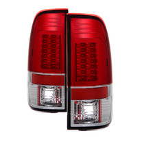 Spyder 5029140 - Ford F150 Styleside 97-03/F250 Version 2 LED Tail Lights Red Clear ALT-YD-FF15097-LED-G2-RC